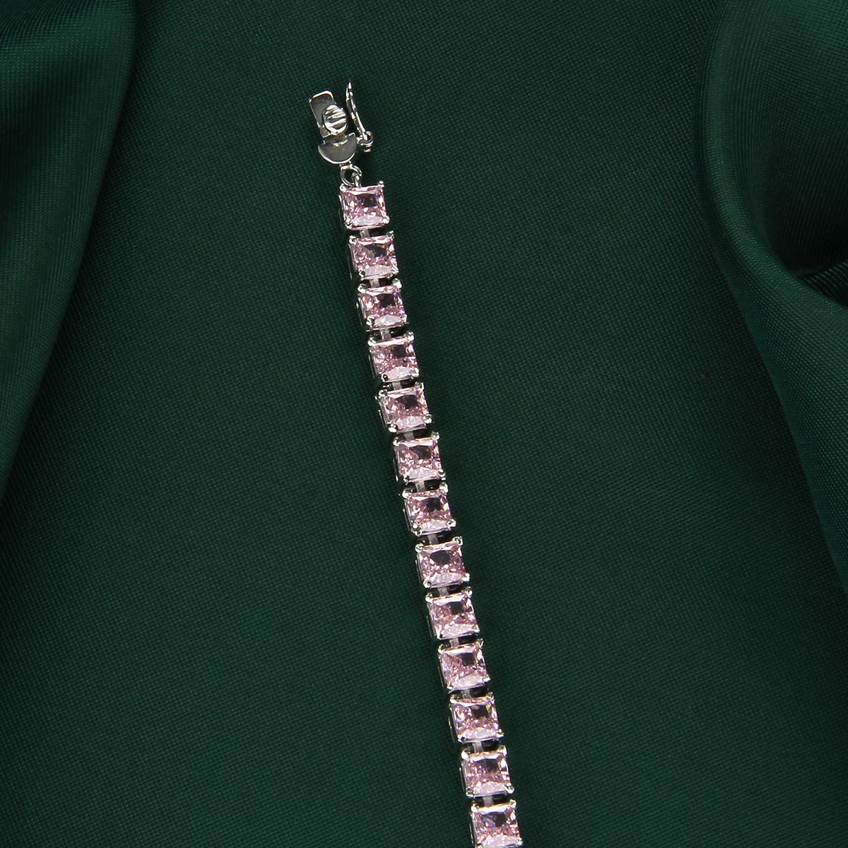 Lovely Pink Chain Type Bracelet