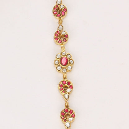 Halo Charm Kundan Bracelet