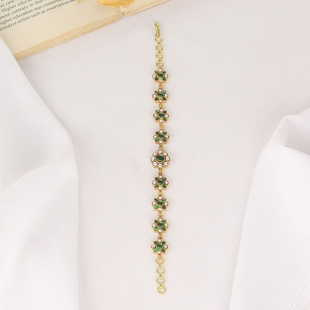 Nithra Kundan Bracelet