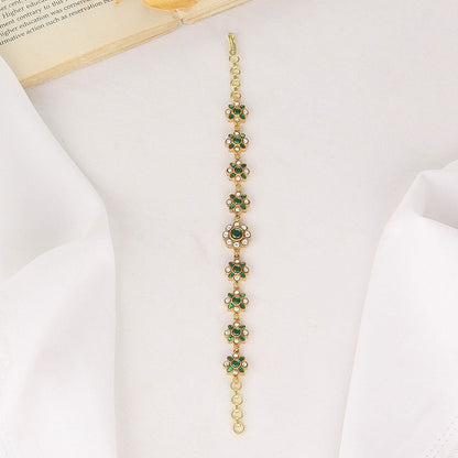 Nithra Kundan Bracelet