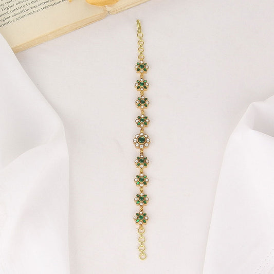 Nithra Kundan Bracelet