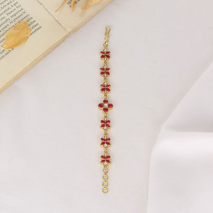 Vidhyasa Kundan Bracelet