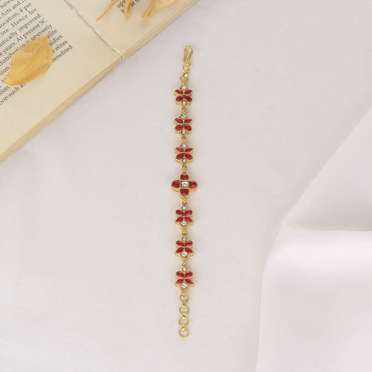 Vidhyasa Kundan Bracelet