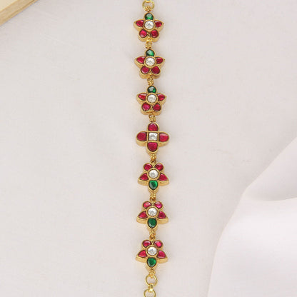 Jithisha Kundan Bracelet