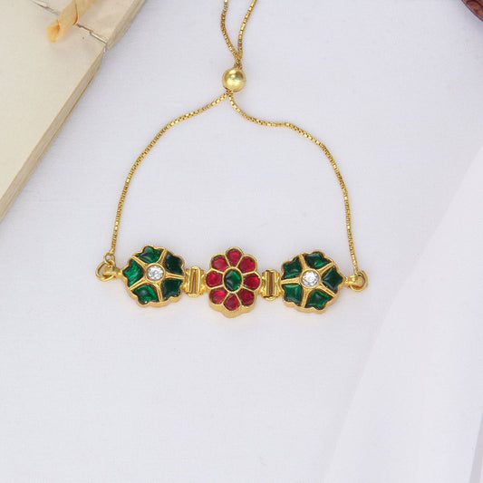 Venisha Kundan Bracelet