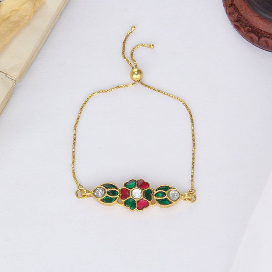 Chic & Glow Kundan Bracelet