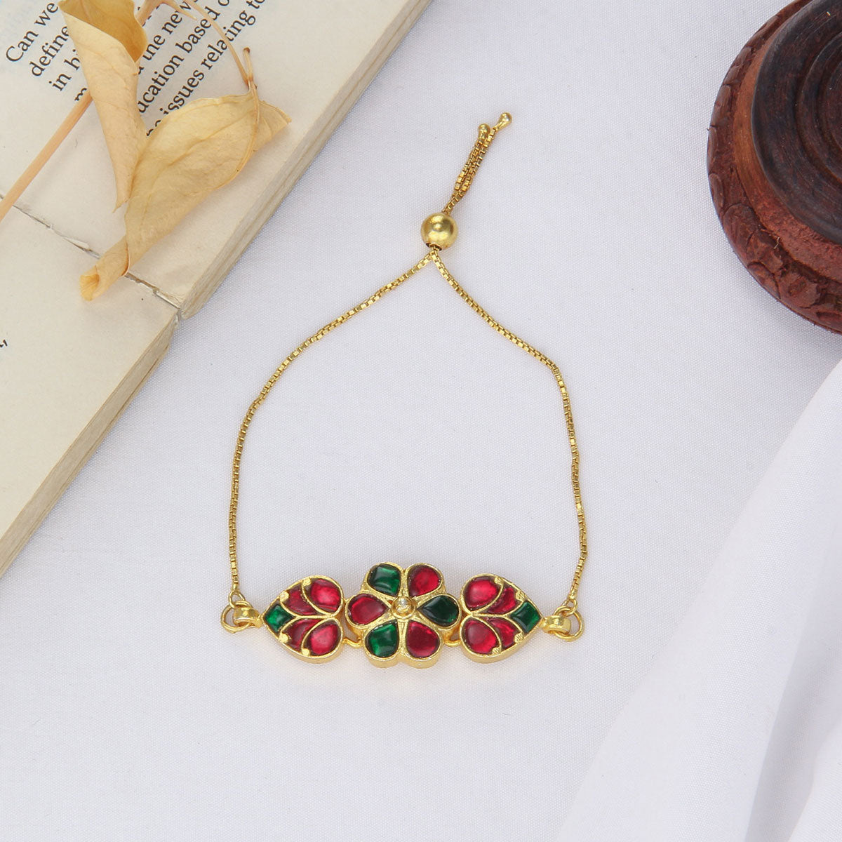 Facinate Kundan Bracelet