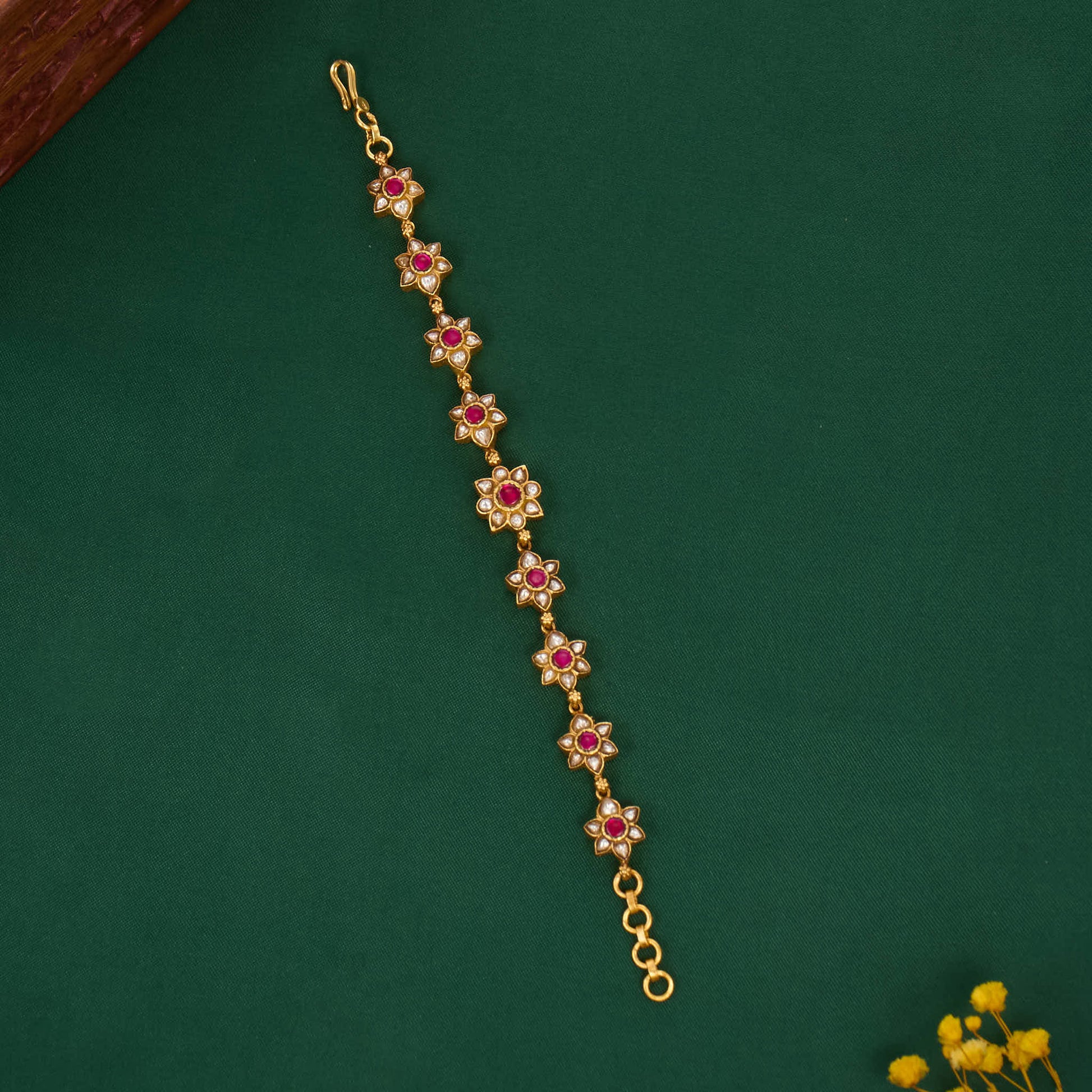 Rethika Kundan Bracelet
