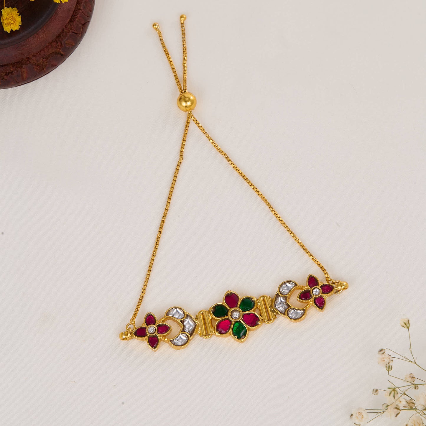 Shubhra Kundan Bracelet