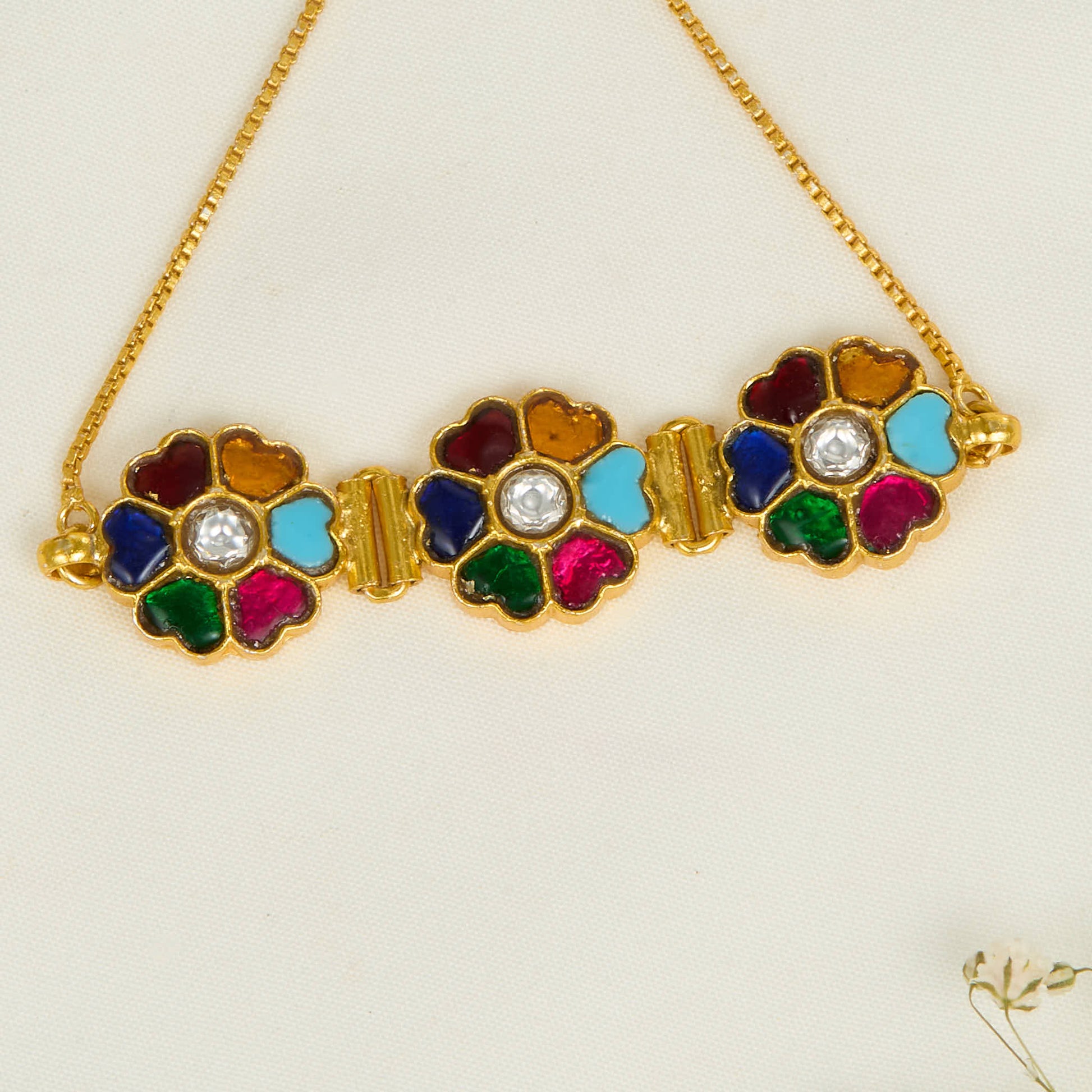 Janaranjani Kundan Bracelet