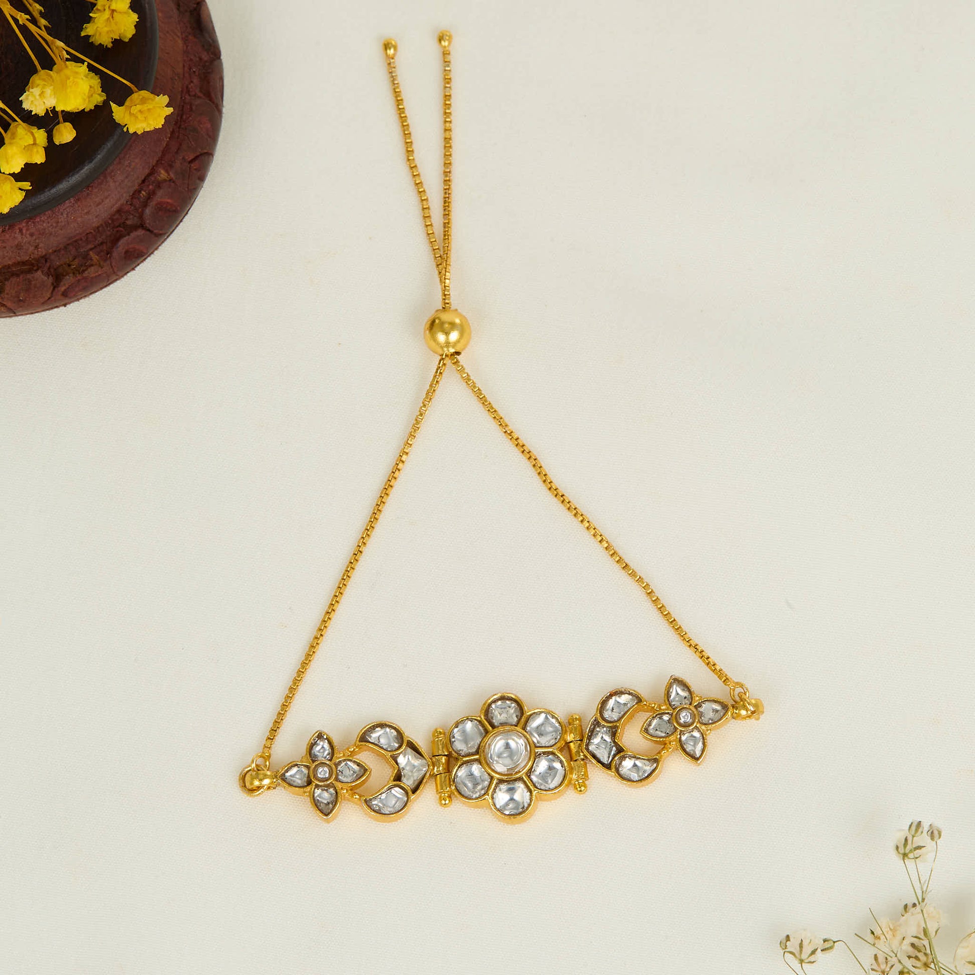 Anantanitya Kundan Bracelet