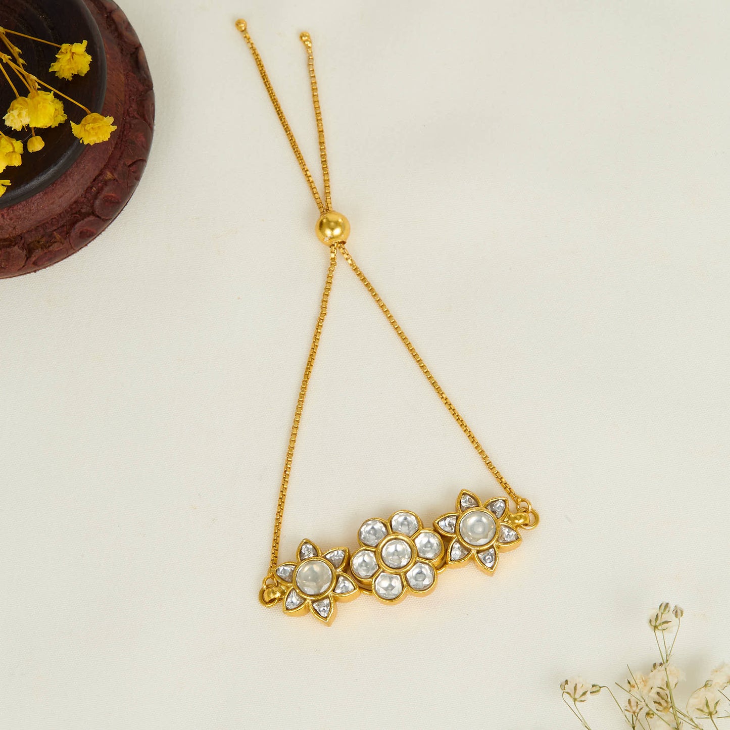 Swaroopini Kundan Bracelet