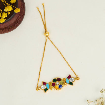 Eeshavasya Kundan Bracelet