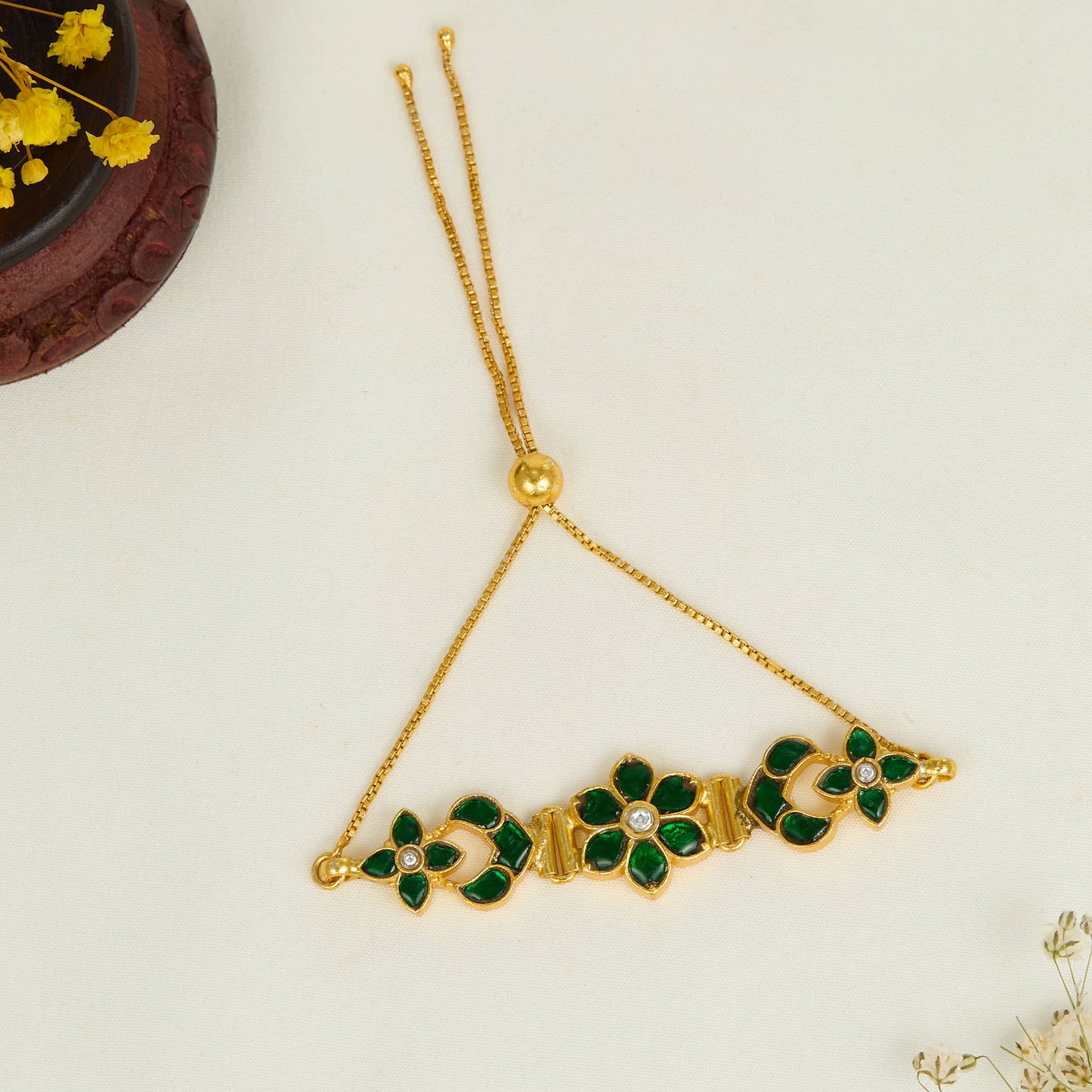 Tripura Kundan Bracelet