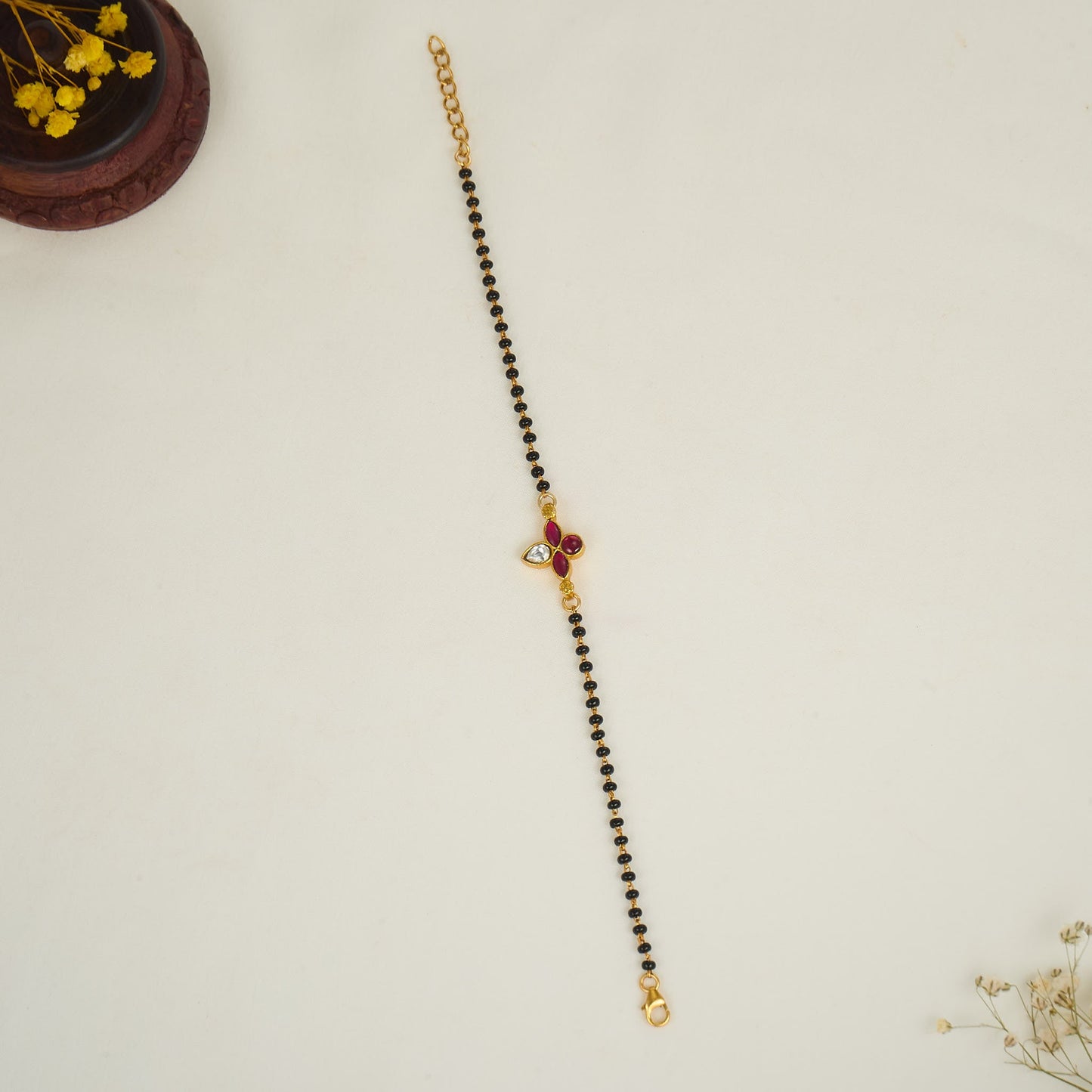 Kshemakarini Kundan Bracelet