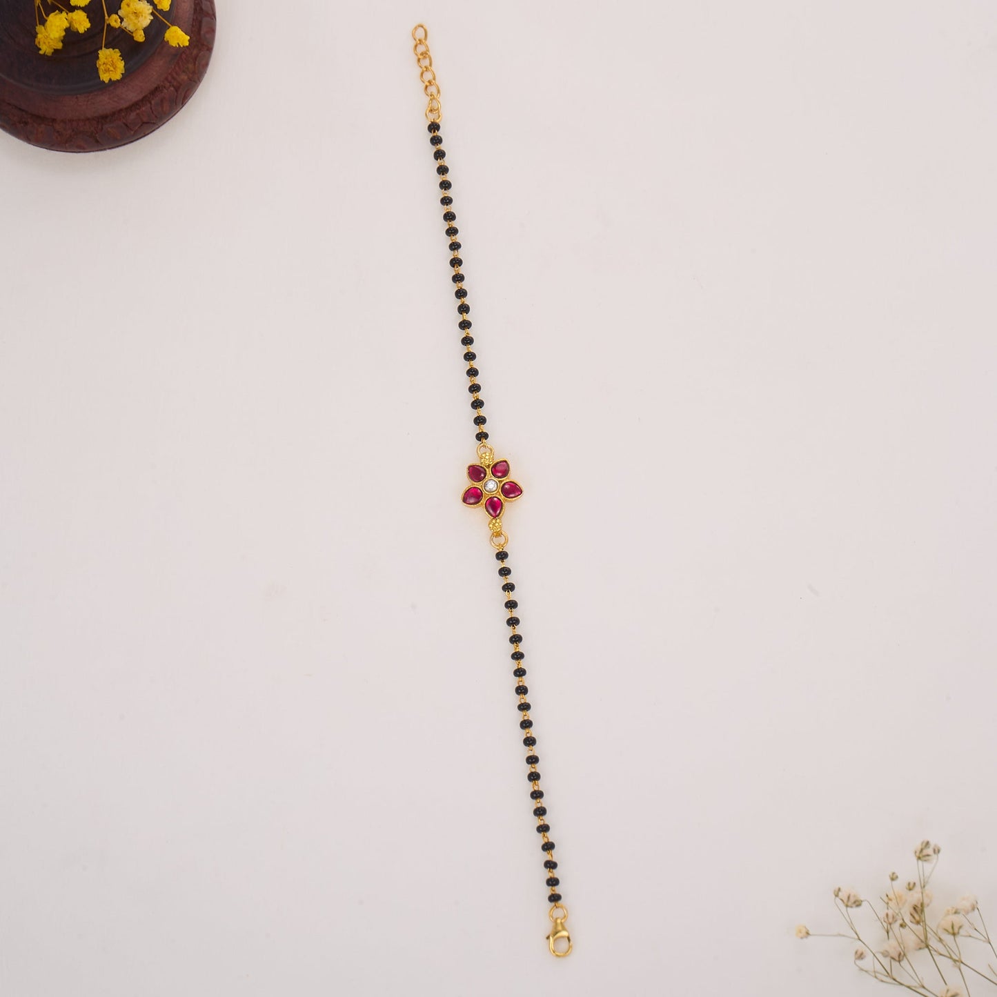 Hamsavahini Kundan Bracelet