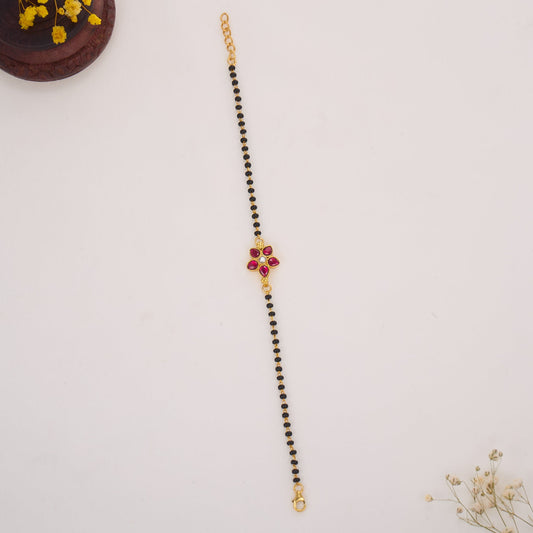 Hamsavahini Kundan Bracelet