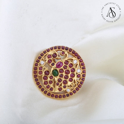Peacock Stone Pendant