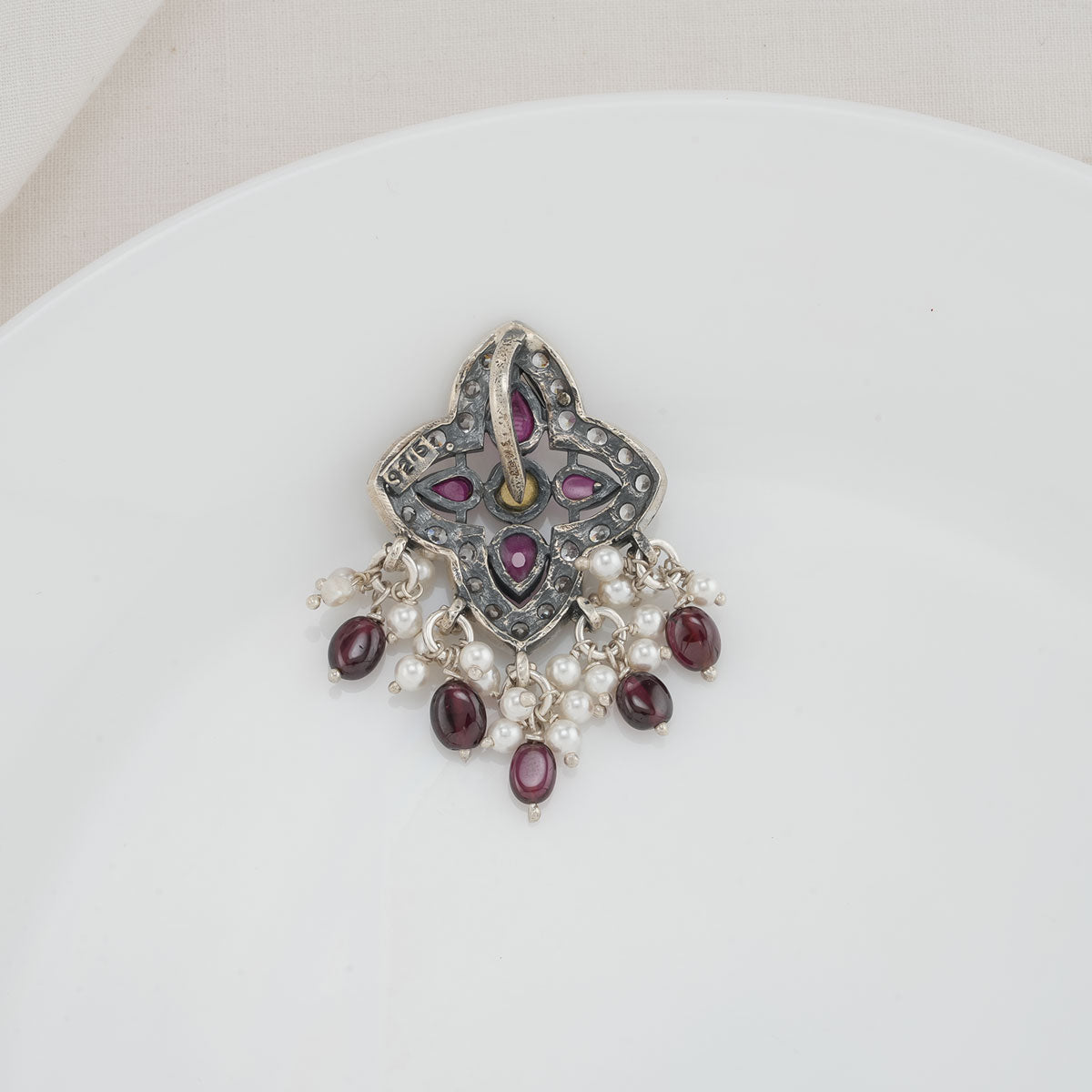 Josha Oxidised Pendant