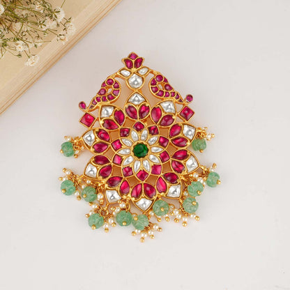 Parrot Kundan Pendant