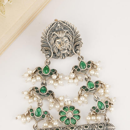 Naveenashri Oxidised Pendant