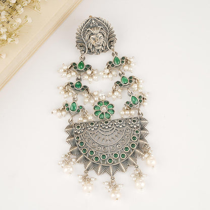 Naveenashri Oxidised Pendant