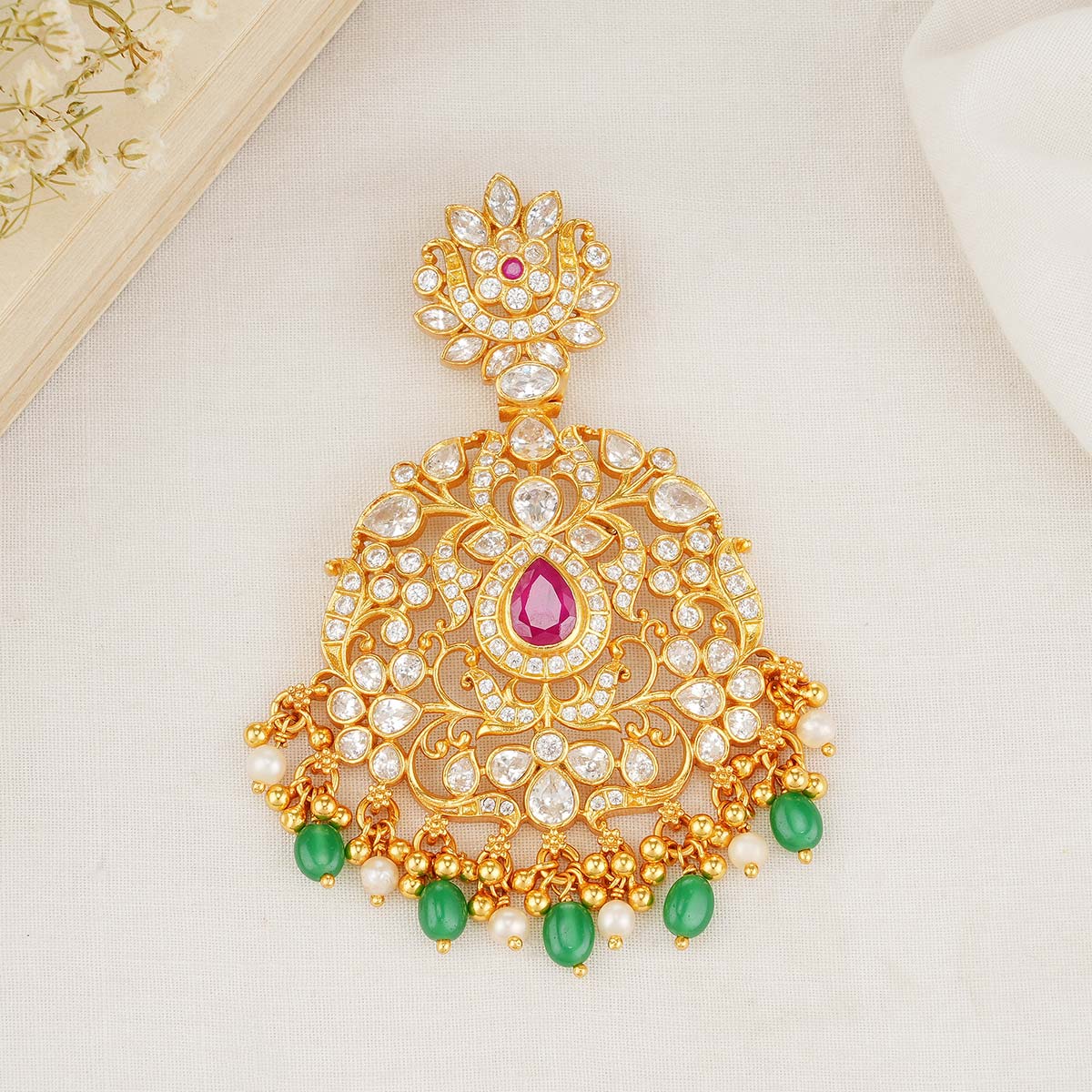 Green Beads Pendant