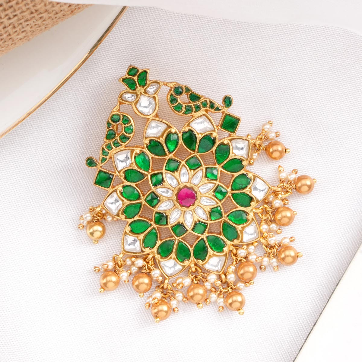 Bhavani Kundan Pendant
