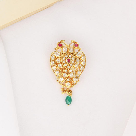 Dual Bird Stone Pendant