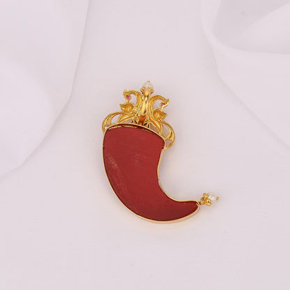 Charm Red Stone Pendant