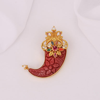 Charm Red Stone Pendant
