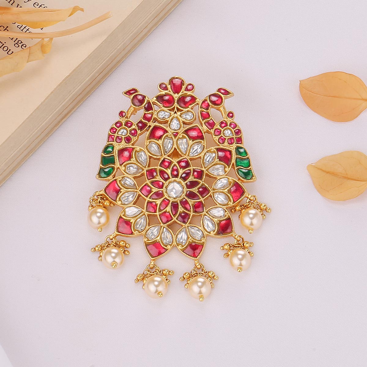 Jeevika Kundan Pendant