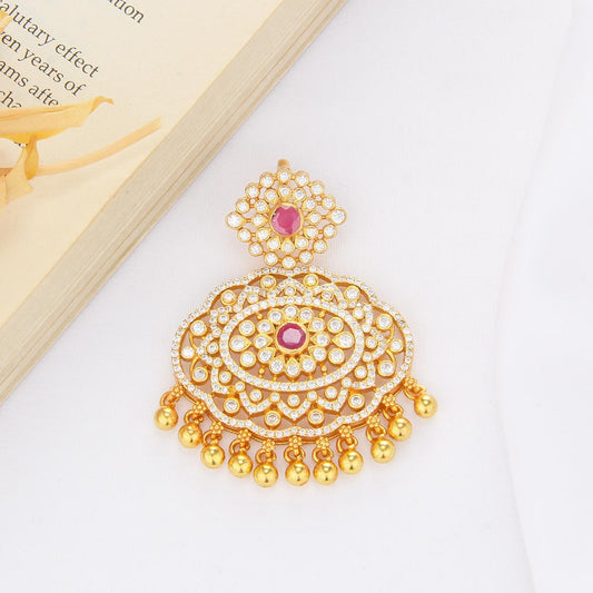 Crystal Crown Stone Pendant