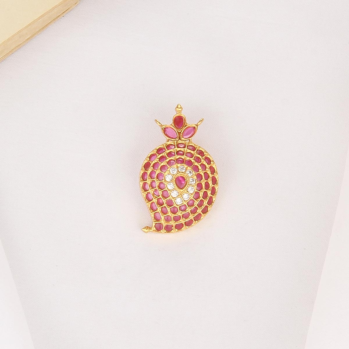 Red Mango Stone Pendant