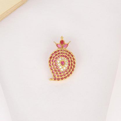 Red Mango Stone Pendant