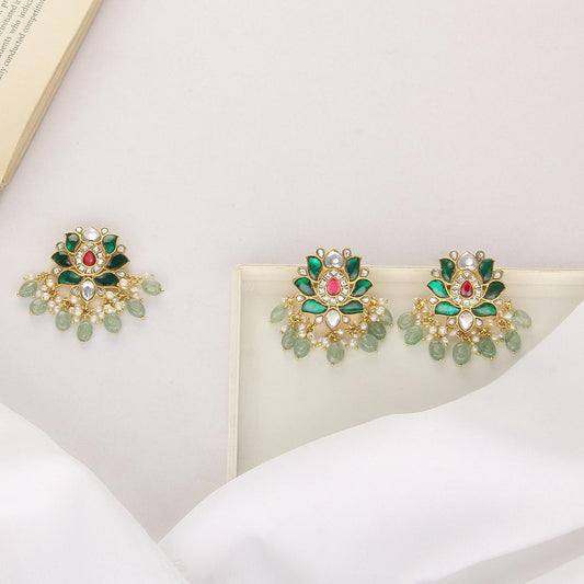 Prithikha Kundan Pendant Set