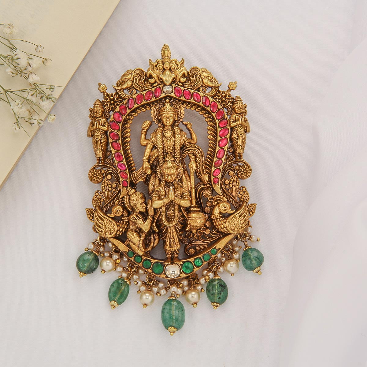 Vishnu Perumal Nagas Pendant