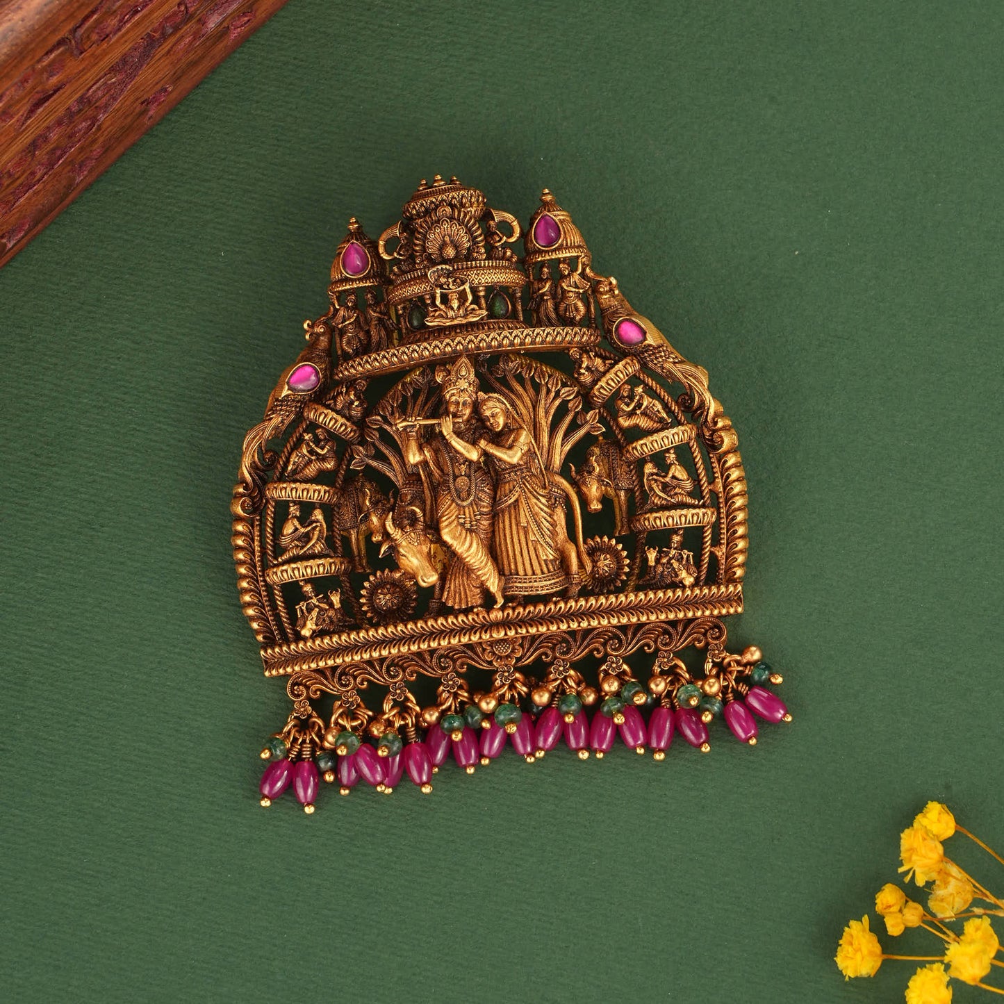 Radhae Krishna Nagas Pendant