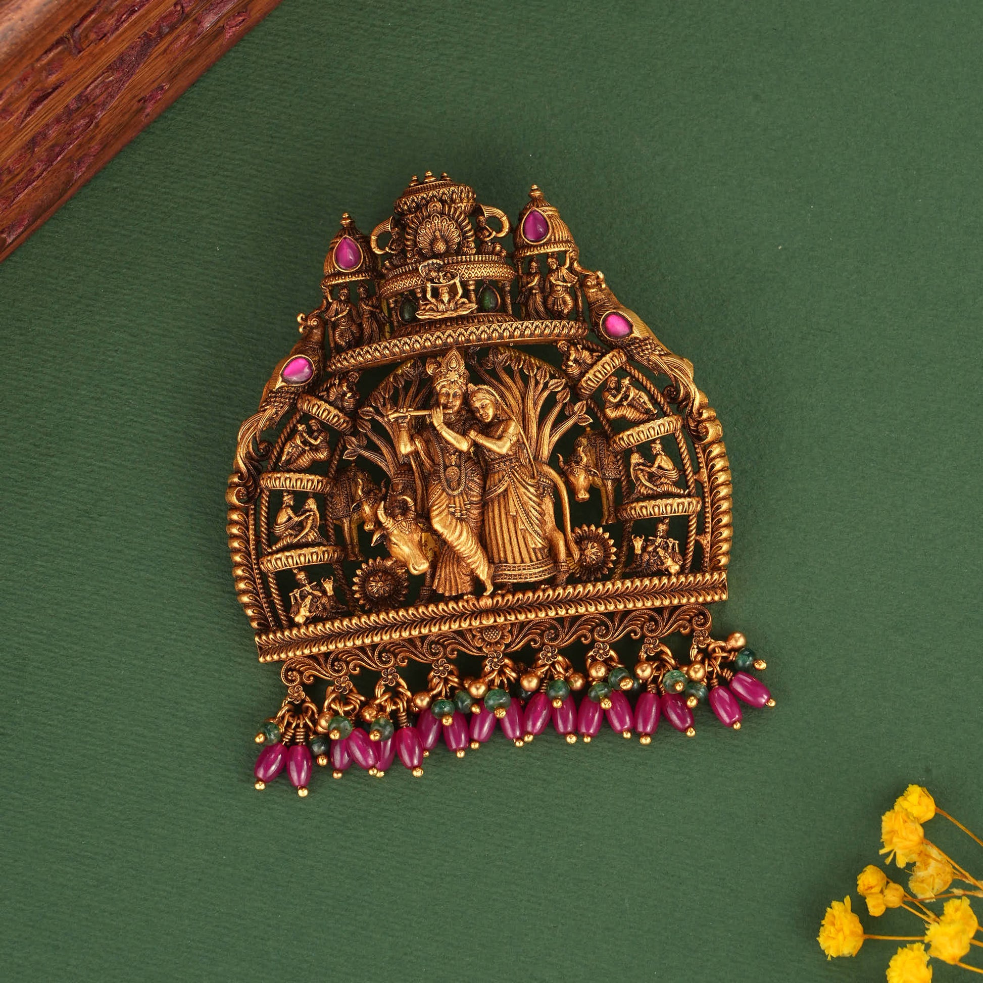 Radhae Krishna Nagas Pendant