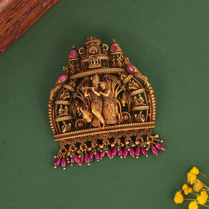 Radhae Krishna Nagas Pendant