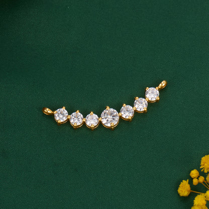 Sparkling Stone Pendant Set