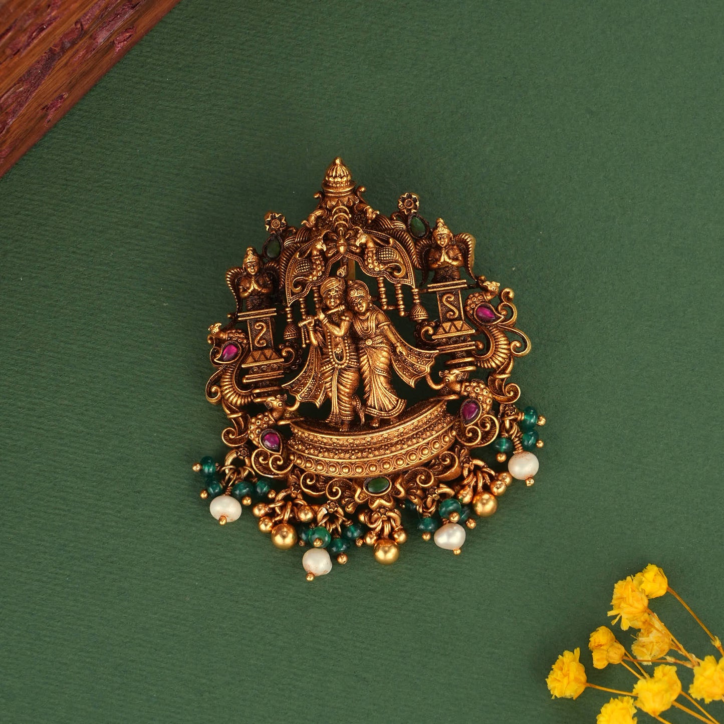 Radha Krishna Nagas Pendant