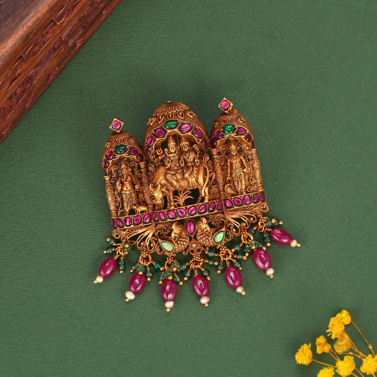 God Shivan Parvathi Nagas Pendant