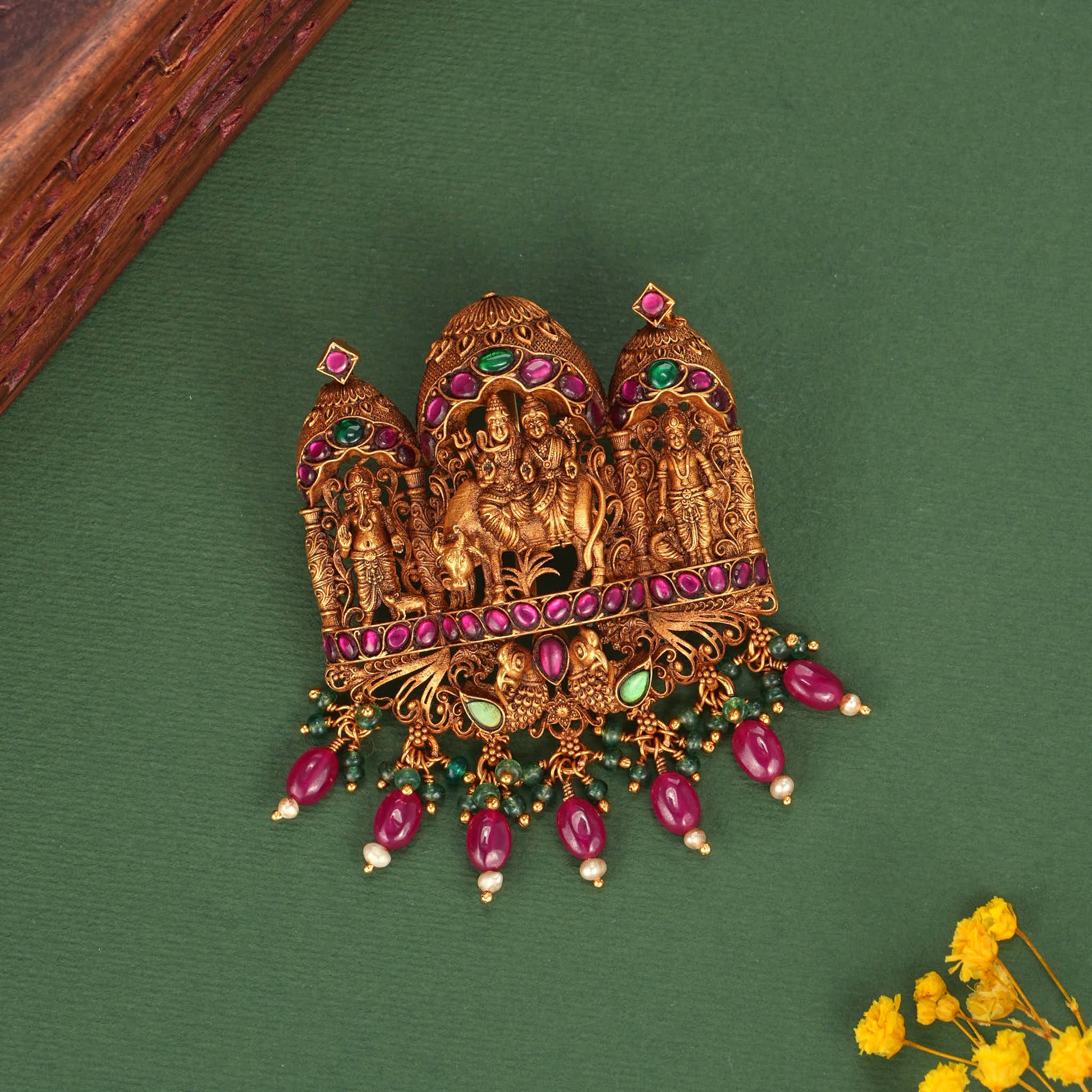 God Shivan Parvathi Nagas Pendant