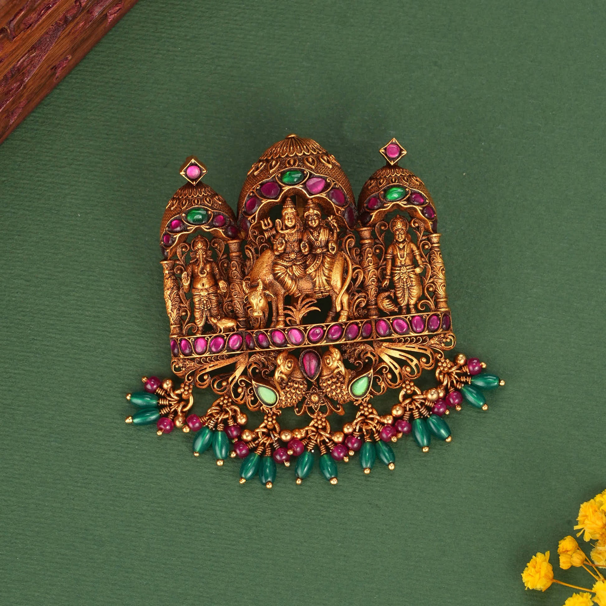 Shivan Parvathi Nagas Pendant