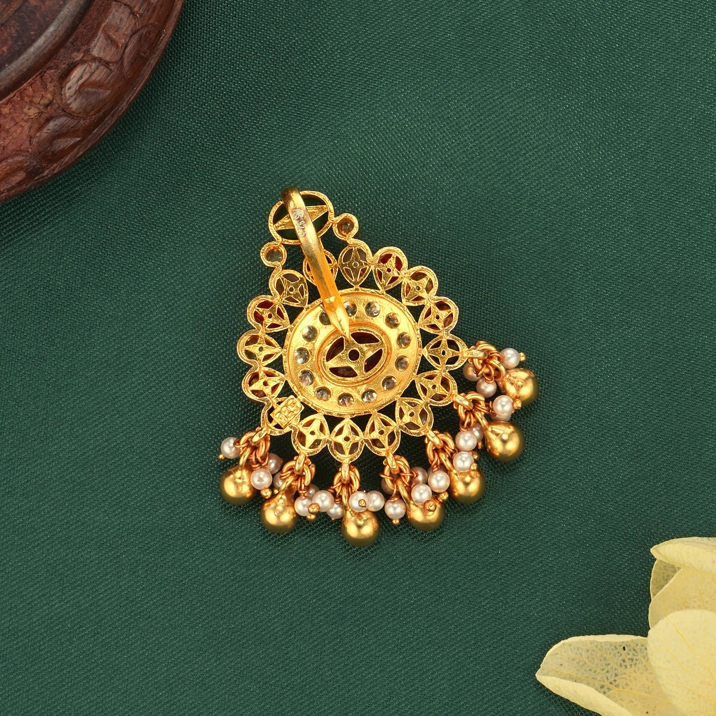 vibrant Navaratna Stone Pendant