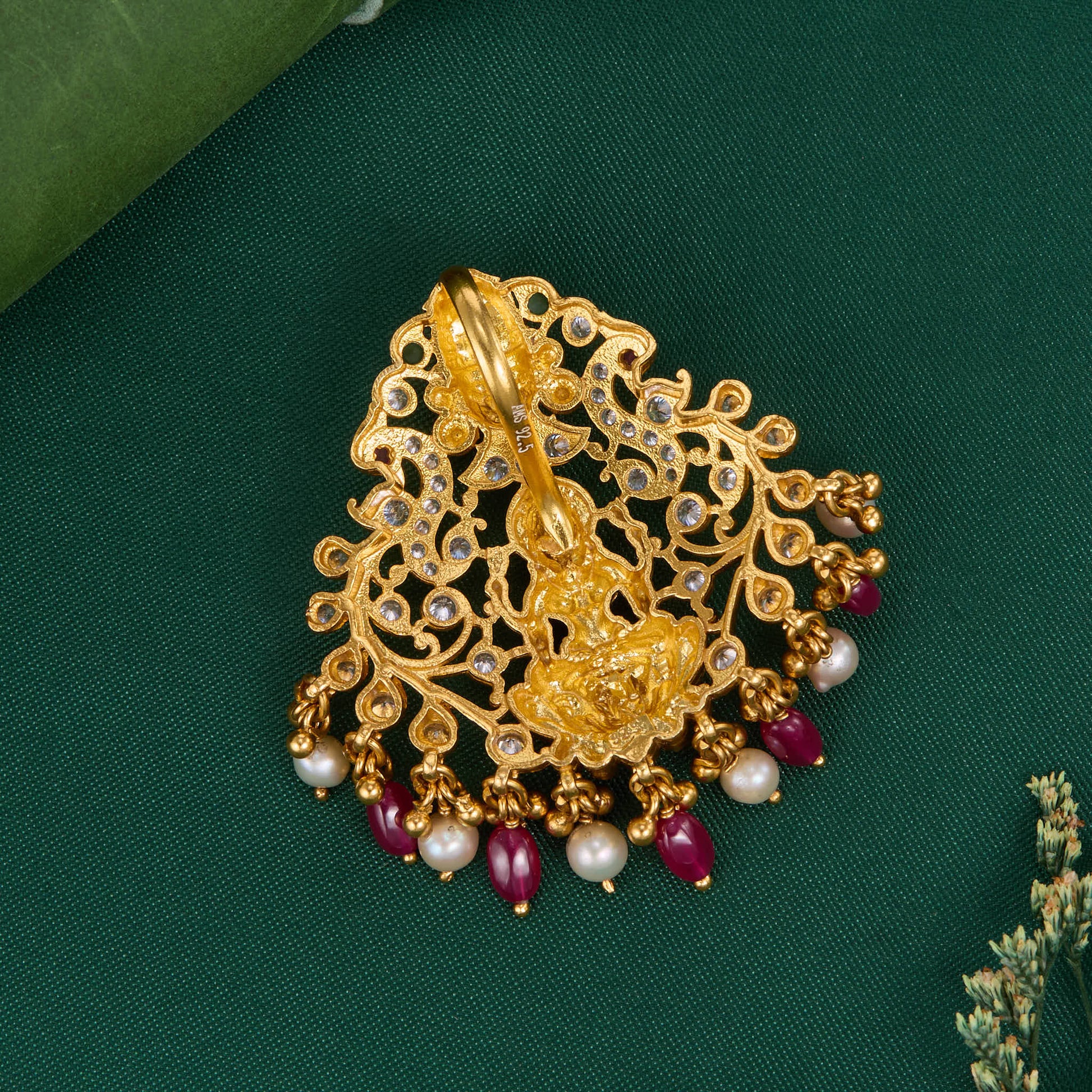 Perumal with Lakshmi Nagas Pendant