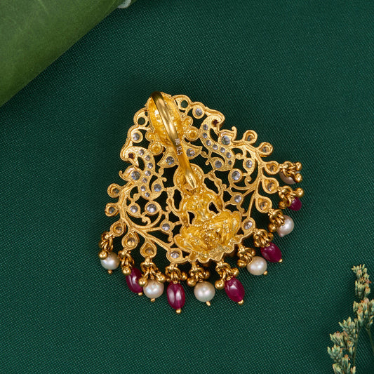 Perumal with Lakshmi Nagas Pendant