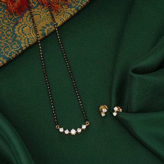 Advita Mangalsutra Chain With Earrings