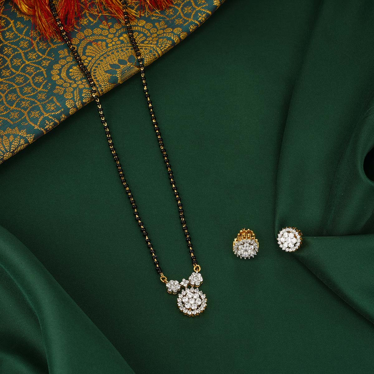 Nakshatra Mangalsutra Chain With Earrings